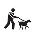 Dog service icon